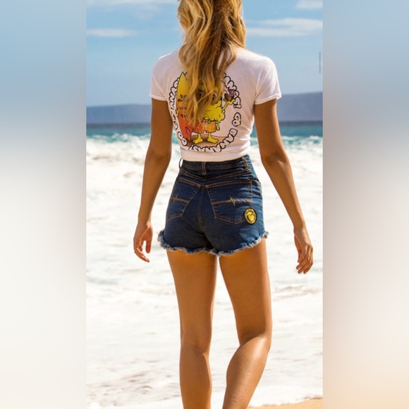 Rusty Pants - Rusty x Buff Monster x Minions collab jean shorts